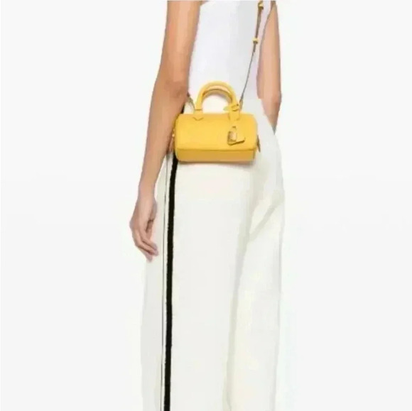 MCM Mini Ella old yellow leather Boston bag - Picture 6 of 11